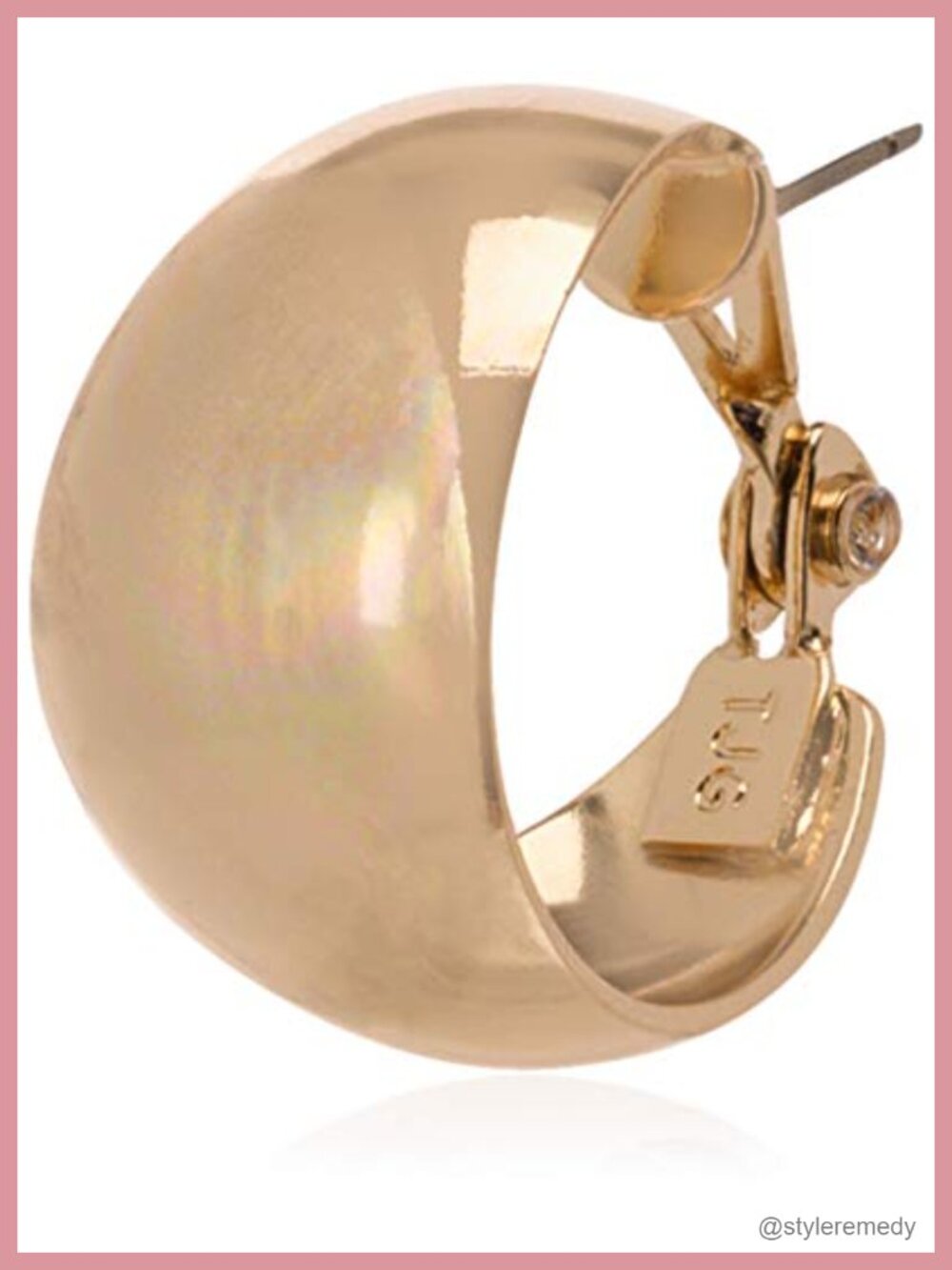 Layered Hoop Earrings Brass Statement Fashion Jewelry Everyday Evening Wear